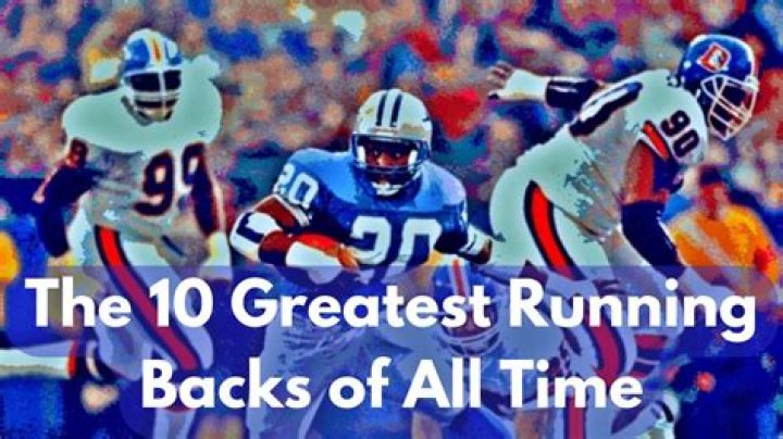12 Best Running Backs Of All Time [2023 Update]