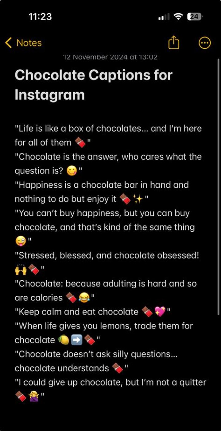 15 Funny Chocolate Instagram Captions For National Chocolate Day 2018 To Help You Celebrate