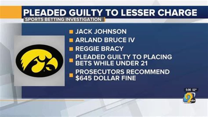 2 Hawkeyes plead guilty to lesser charge in gambling case