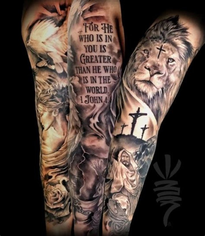 20 Best Religious Tattoos For Men: Ideas And Designs 2024