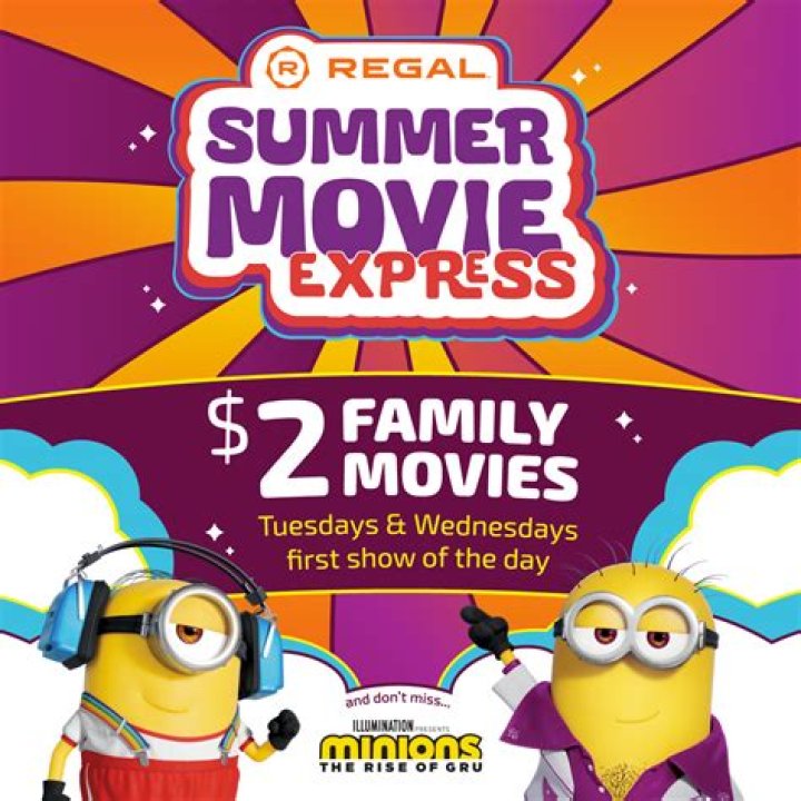 2022 Regal Summer Movie Express, Is Back!