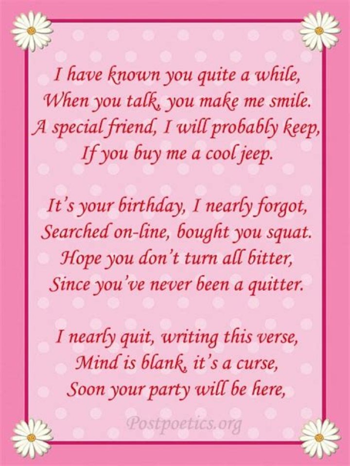30 Hand-picked Happy Birthday Poems for Friends to Make Them Feel Special