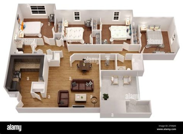 3D Floor Plans of 'Suits,' 'Brooklyn Nine Nine,' and 'The IT Crowd' Impress