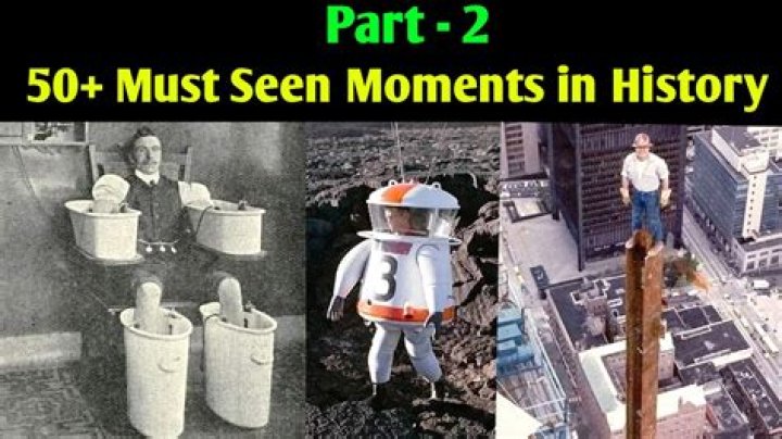 50+ Must-See Moments In History