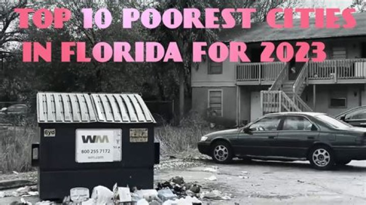A Closer Look at Poverty: The 10 Poorest Cities In Florida