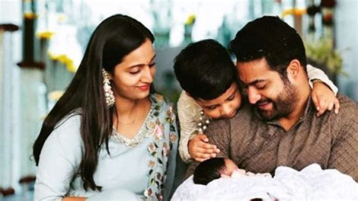 Adorable photos of RRR actor with wife Lakshmi Pranathi, sons Abhay Ram-Bhargava Ram