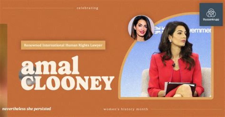 Amal Alamuddin Clooney - Career, Husband & Age