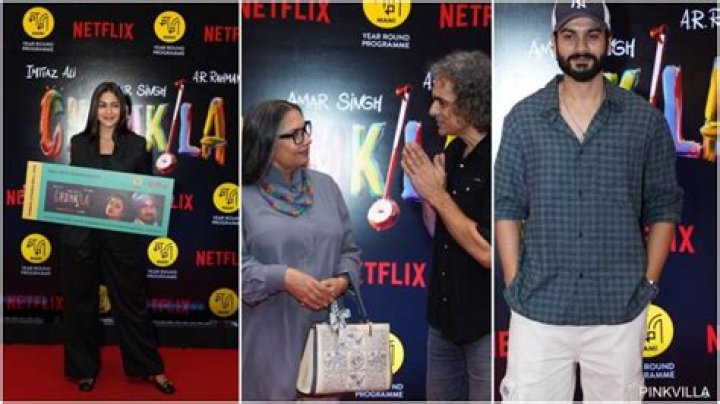 Amar Singh Chamika Screening: Mrunal Thakur, Shabana Azmi, Sunny Kaushal exude elegance; PICS