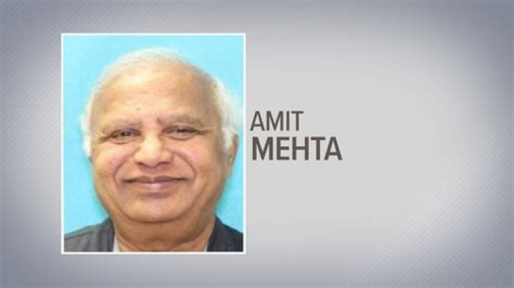 Amit Mehta Death; Missing 68 Years Old Man Found Dead In Sugar Land