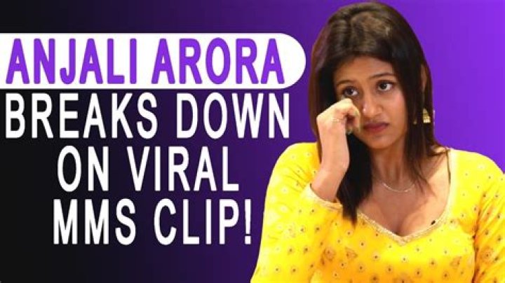Anjali Arora MMS Viral Video: A Deep Dive Into The Controversy And Its Impact