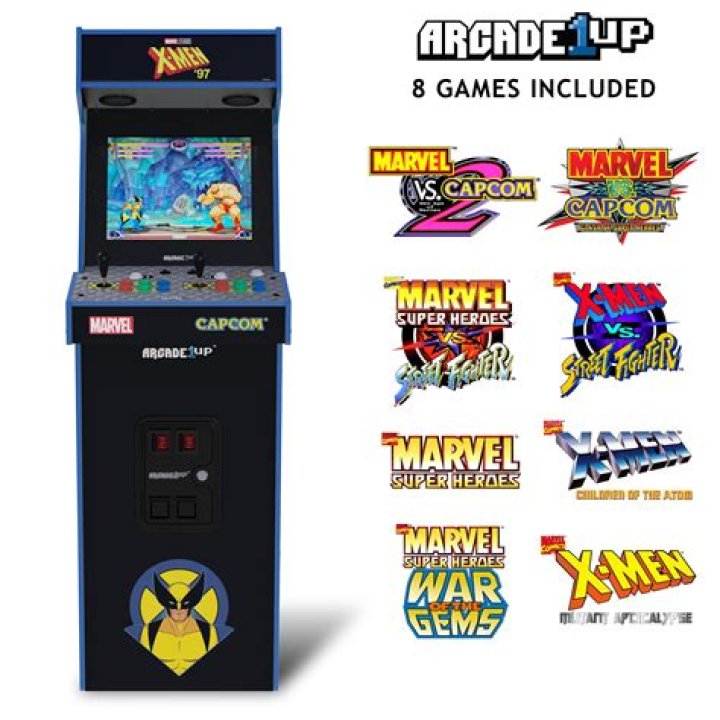 Arcade1Up X-Men vs Street Fighter, Marvel vs Capcom, and Ms. Pac-Man Cabinets Are up for Pre-Order