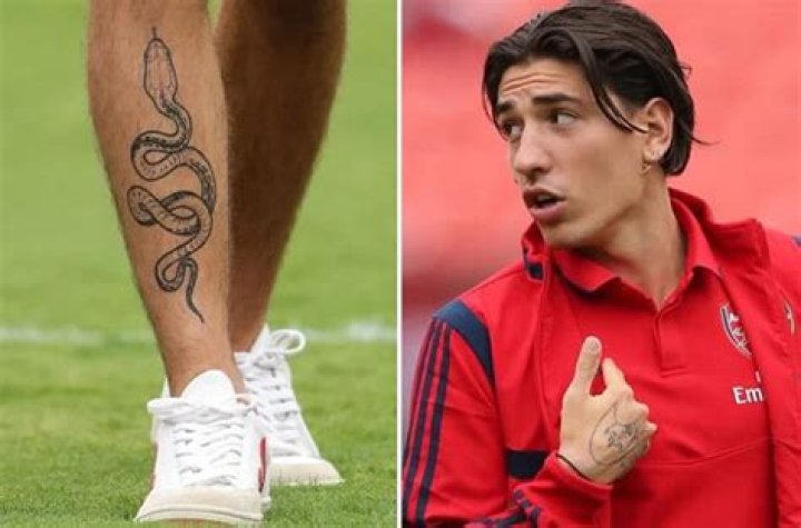 Arsenal star Hector Bellerin shows off giant snake tattoo on leg during Real Madrid clash – The Sun