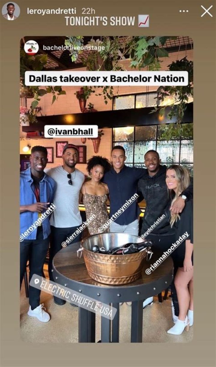 Bachelor Nation stars show up to support Ivan Hall on tour in Dallas