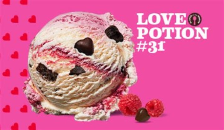 Baskin-Robbins' Love Potion #31 Ice Cream Is Back For Valentine's Day