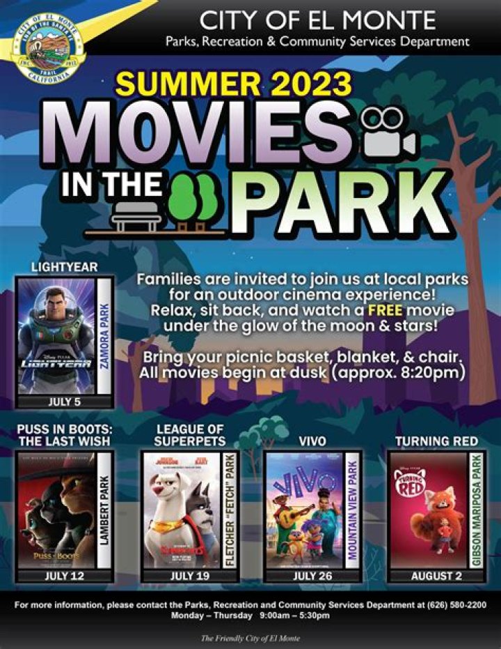 Bettendorf sets Movies in the Park schedule