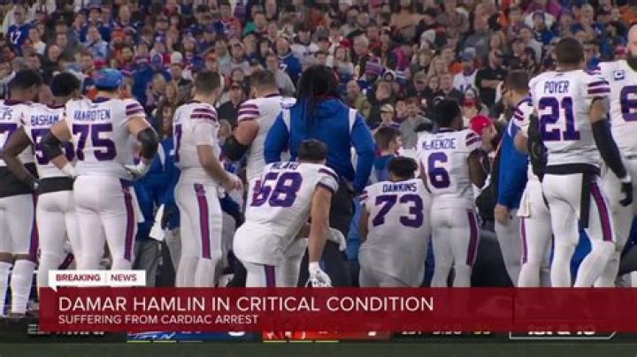 Bills’ Hamlin in critical condition after collapse on field