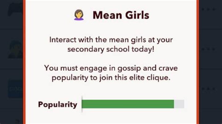 BitLife: How to Join the Mean Girls Clique