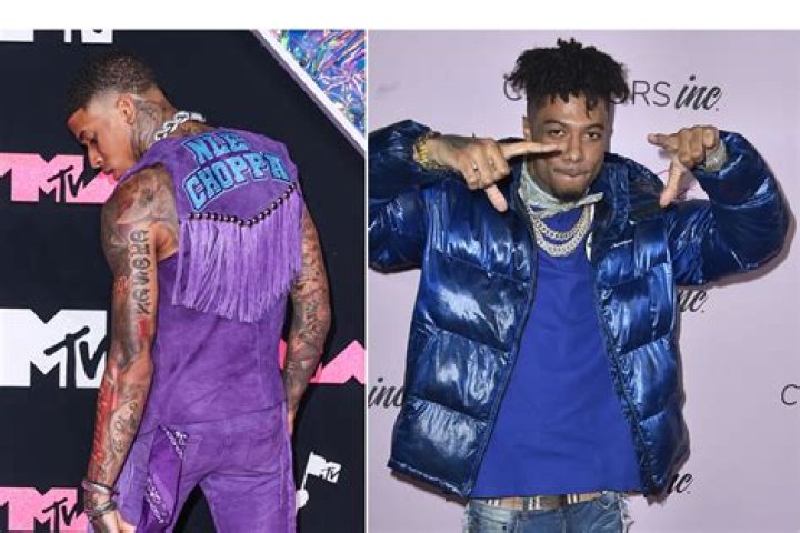 Blueface and NLE Choppa Trade Shots Over Choppa's Baby's Mother