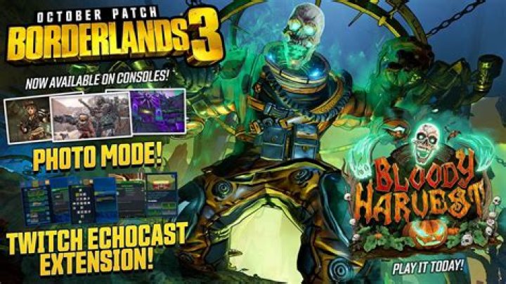 Borderlands 3's Bloody Harvest Event Returns Today