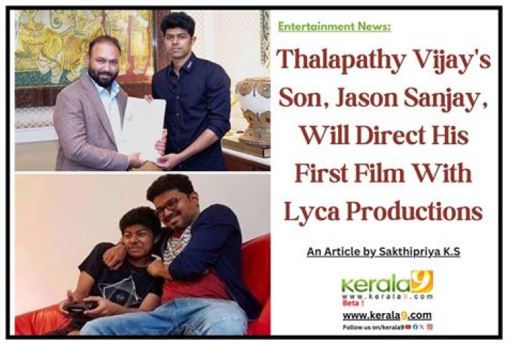 BREAKING: Thalapathy Vijay's son Jason Sanjay to make his directorial debut with Lyca Productions