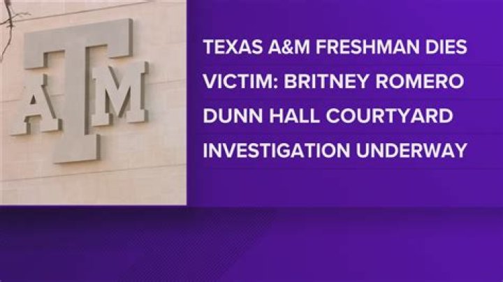 Britney Romero Death, Texas A&M investigates the loss of freshman student – Obituary