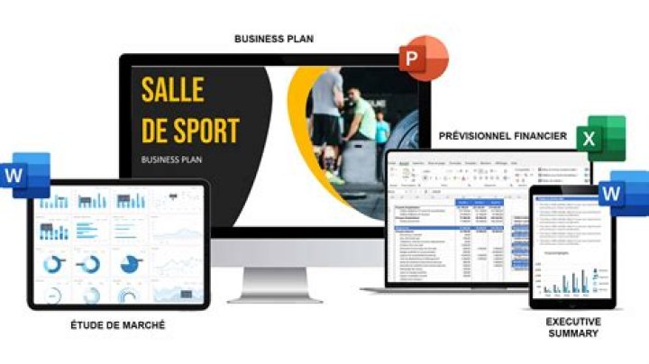Business plan salle de sport : modèle Excel gratuit & simple