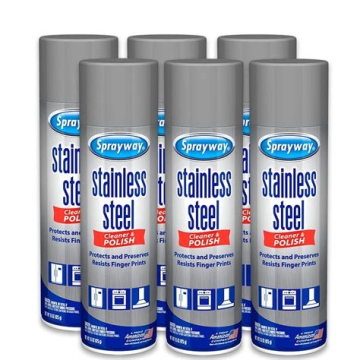 Can I use sprayway on stainless steel?