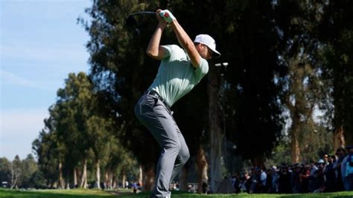 Cantlay leads at Riviera with a 64. Tiger Woods ends his return to golf with a shank