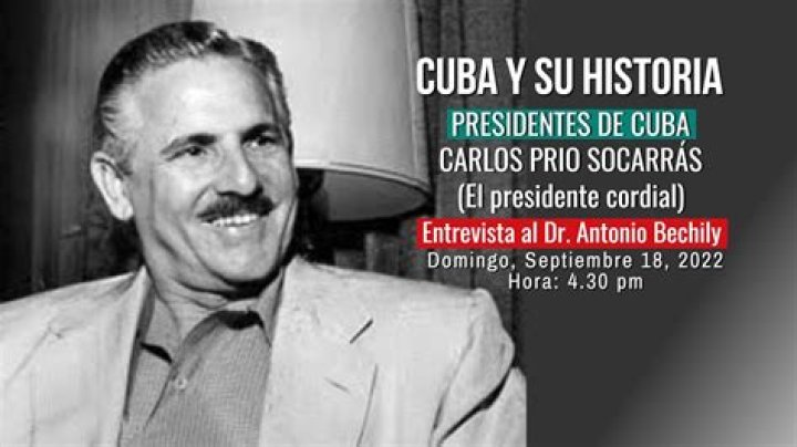 Carlos Prío Odio: The Influential Leader Of Cuba's Revolutionary Era