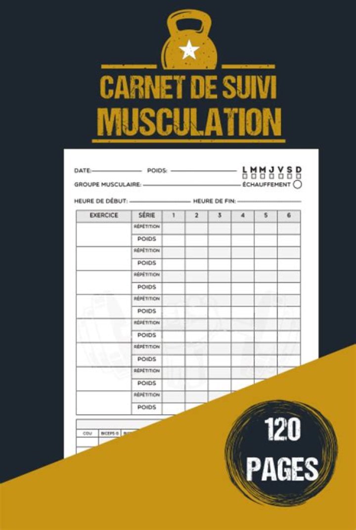 Carnet d’entrainement Excel : planifiez + suivez + analysez