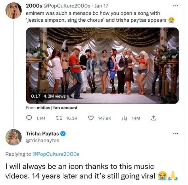 Celebrity Big Brother’s Trisha Paytas played ‘fat Jessica Simpson’ in forgotten Eminem video