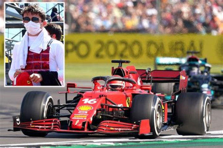 Charles Leclerc wears ice vest to combat 30C Silverstone temperature before losing British GP to Lewis Hamilton