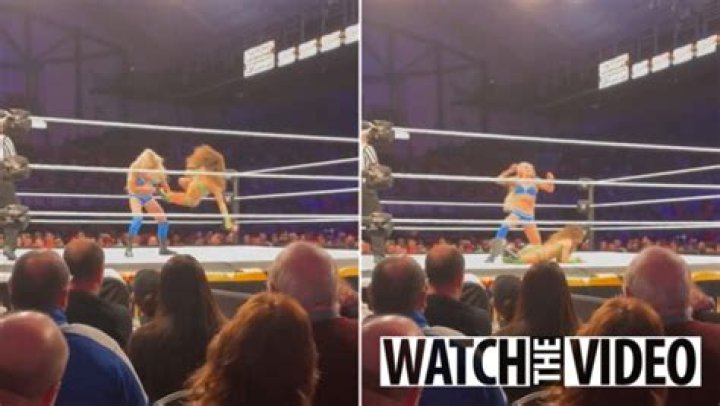 Charlotte Flair left with bloodied face after Aliyah kicks her with her boot at WWE Sunday Stunner