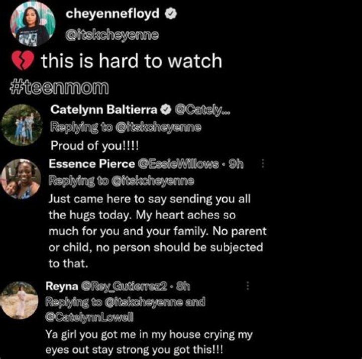 Cheyenne Floyd admits her segment of Teen Mom: The Next Chapter was ‘hard to watch’