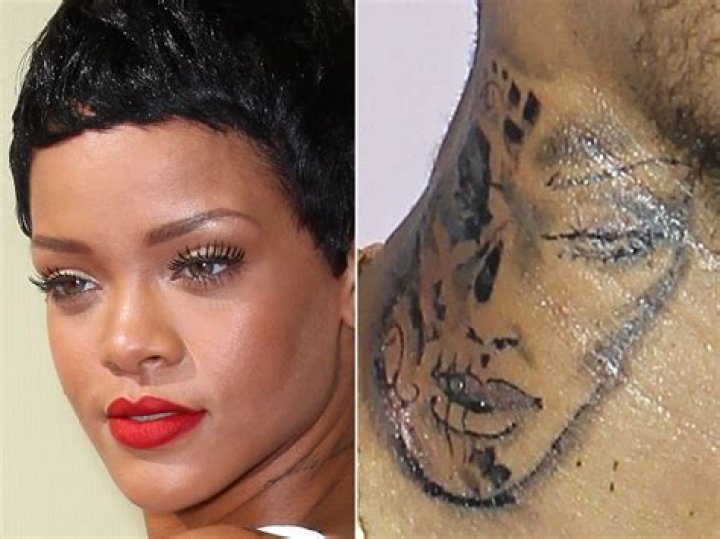 Chris Brown Denies New Tattoo Is Of Rihanna