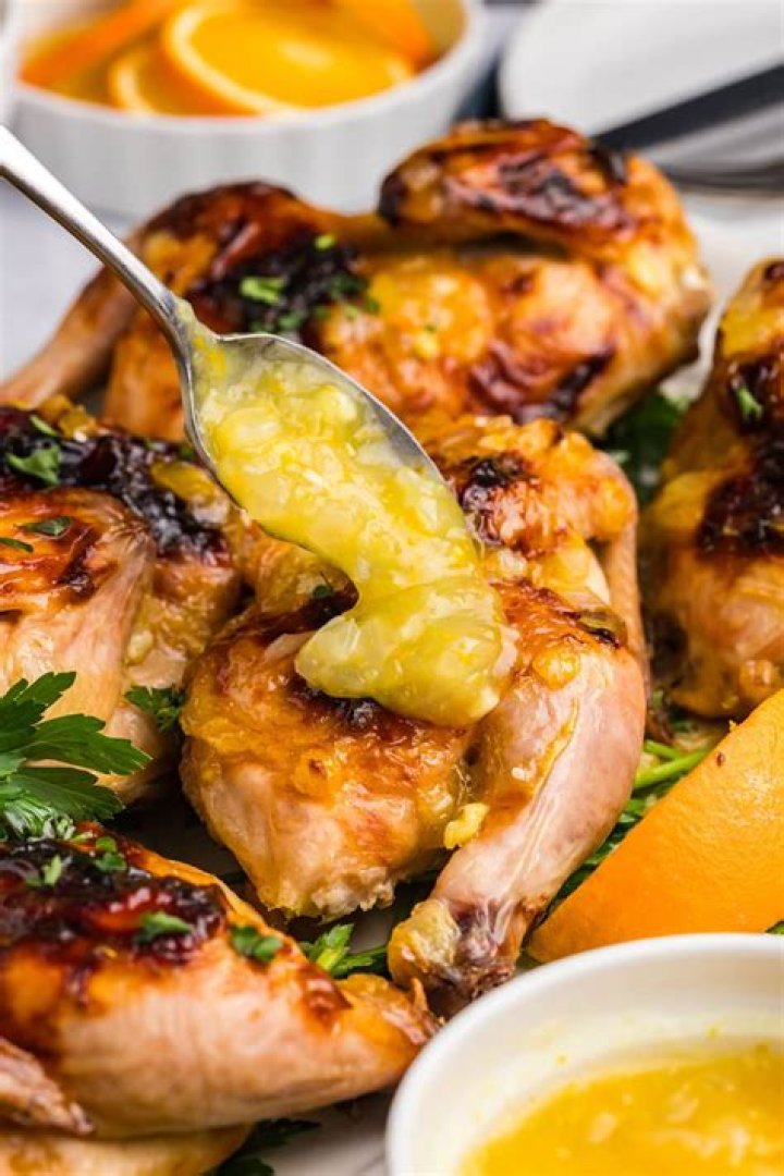Citrus-Glazed Cornish Game Hens Recipe