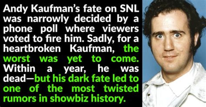 Comedian Andy Kaufman Passed Away, Cause Of Death & Who Was Andy Kaufman? Wiki