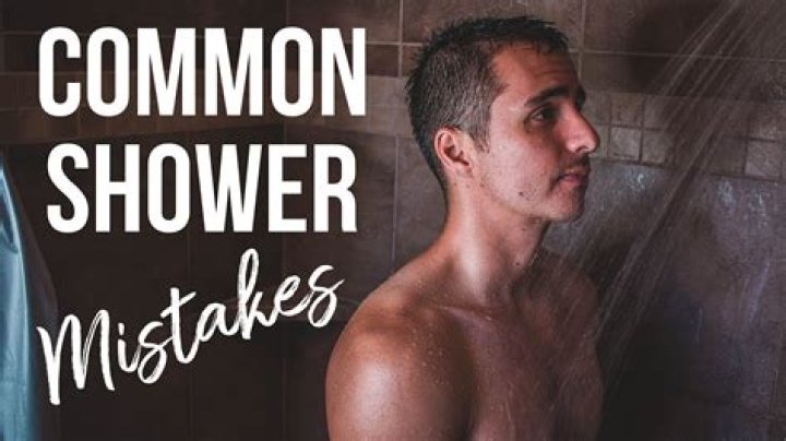 Common Mistakes Men Make In The Shower