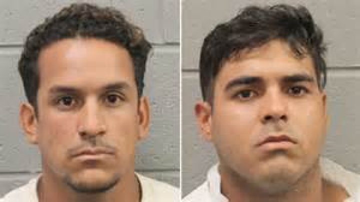 Cops hunt two murder suspects and release pictures of men linked to brutal stabbing