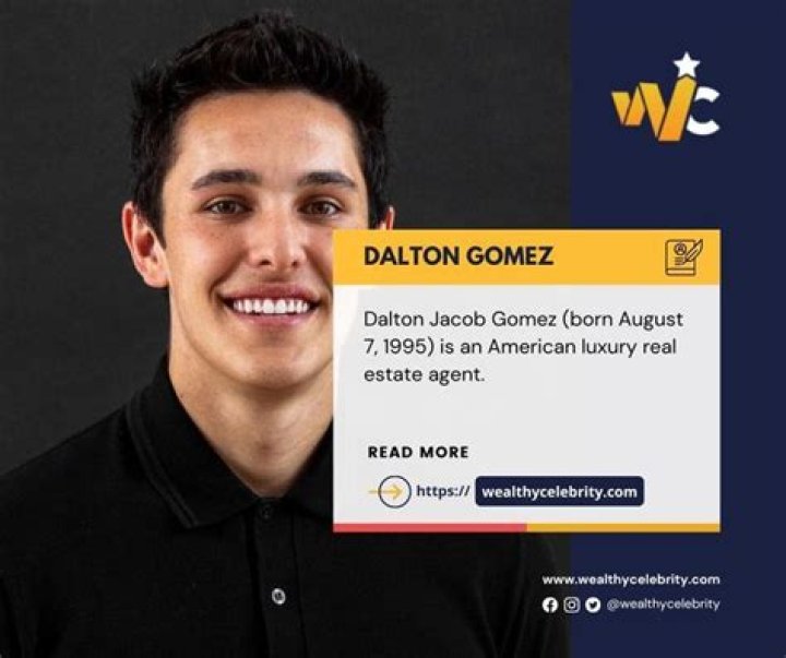Dalton Gomez has a net worth in the millions
