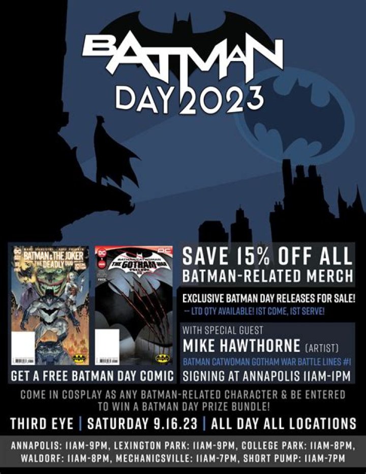 DC Announces Batman Day 2023 Books