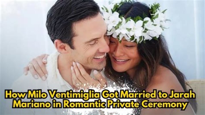 Details about Milo Ventimiglia’s marriage to Jarah Mariano and His romantic life