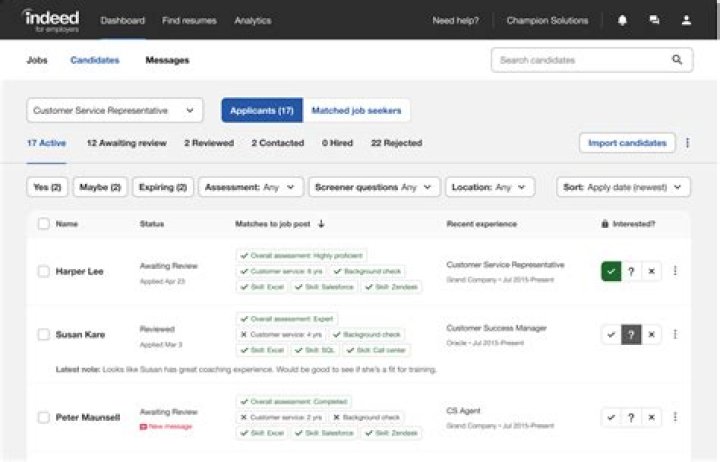 Do companies look at indeed Assessments?