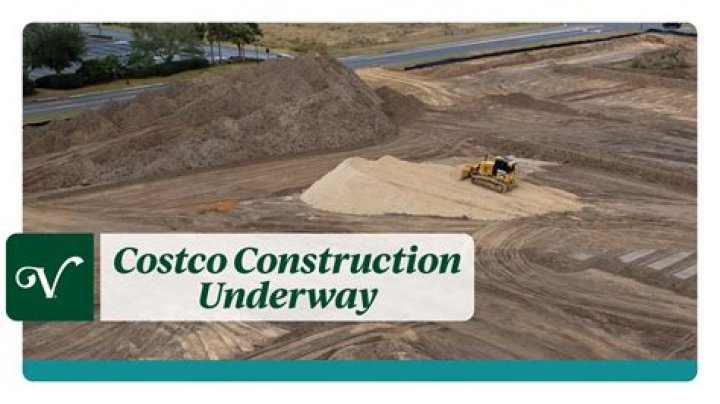 Drainage from Costco construction site breaks through neighboring street