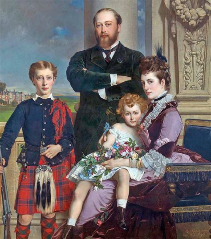 Edward VII - Children, Parents & Wife