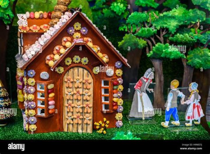 Eerie pics reveal how abandoned 'gingerbread house' modelled on Hansel and Gretel fairytale has been left to rot for 25 years
