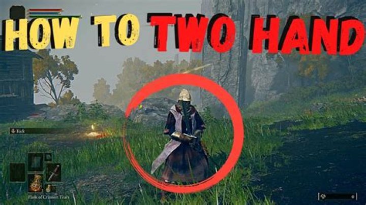 Elden Ring: How to Two-Hand a Weapon