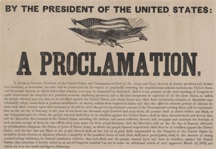 Emancipation Proclamation on display in Springfield