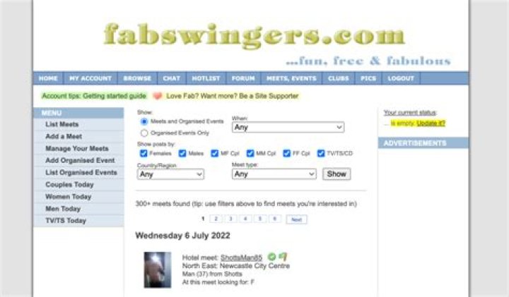 FabSwingers.com Review - AskMen