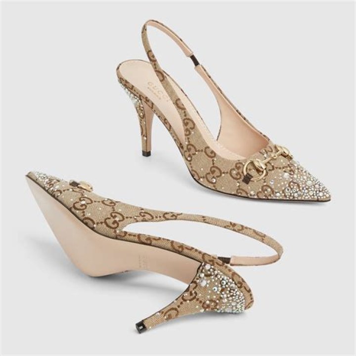 Fashion fans are rushing to snap up dupe of Gucci's slingback heels and they're a whopping £665 cheaper